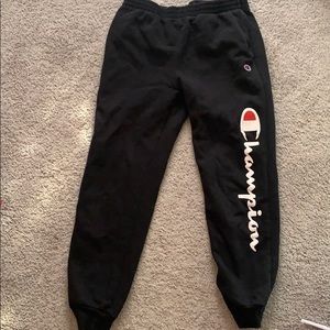 black champion sweatpants